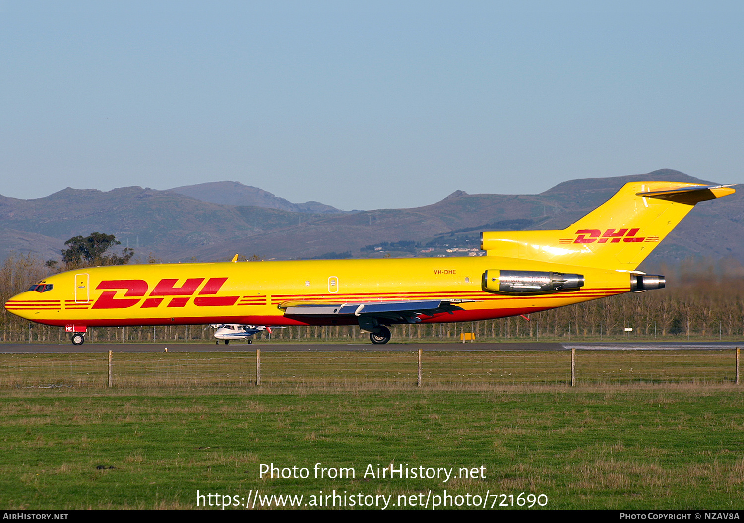 Aircraft Photo of VH-DHE | Boeing 727-2J4/Adv | DHL International | AirHistory.net #721690