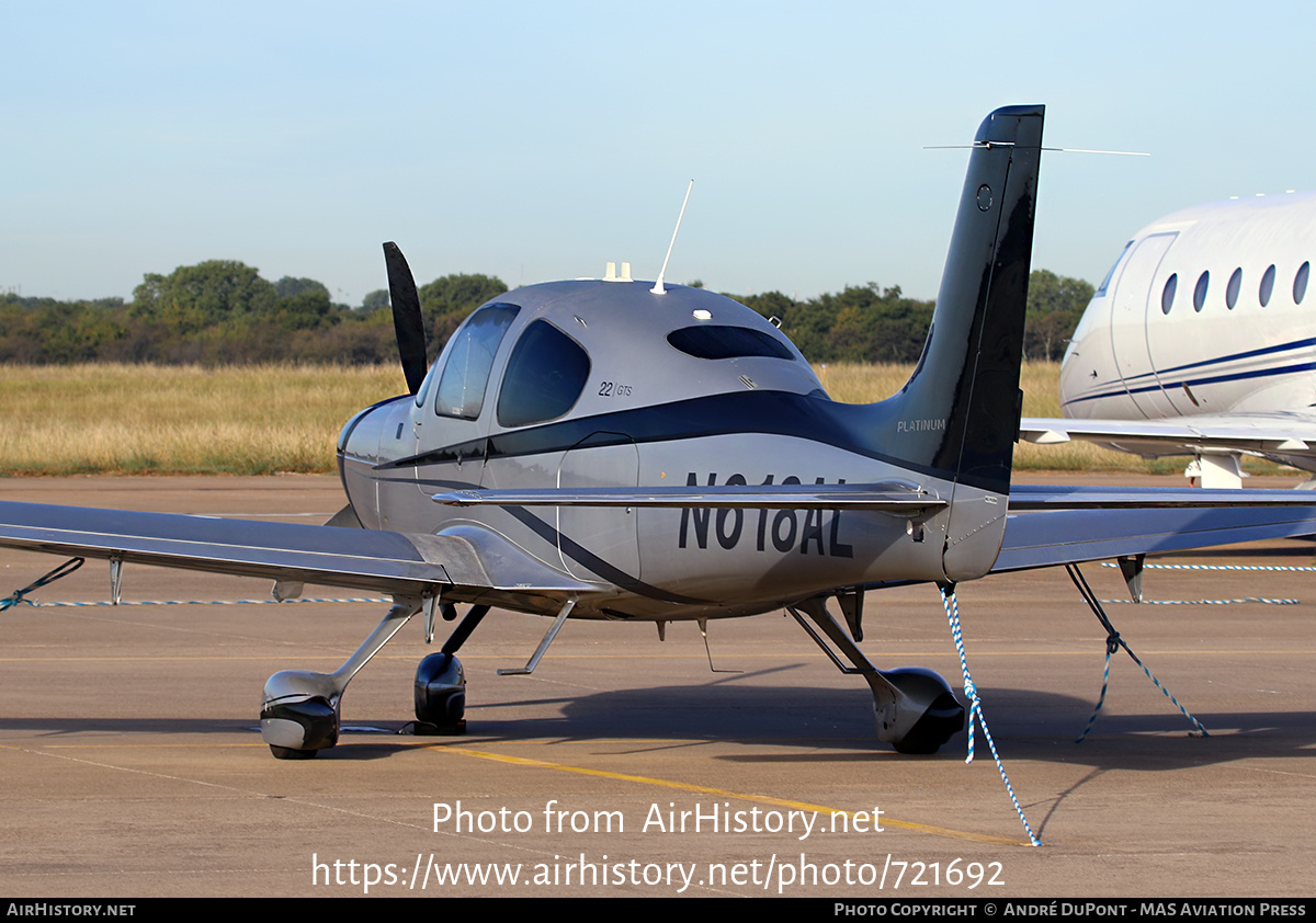 Aircraft Photo of N618AL | Cirrus SR-22T G5-GTS Platinum | AirHistory.net #721692