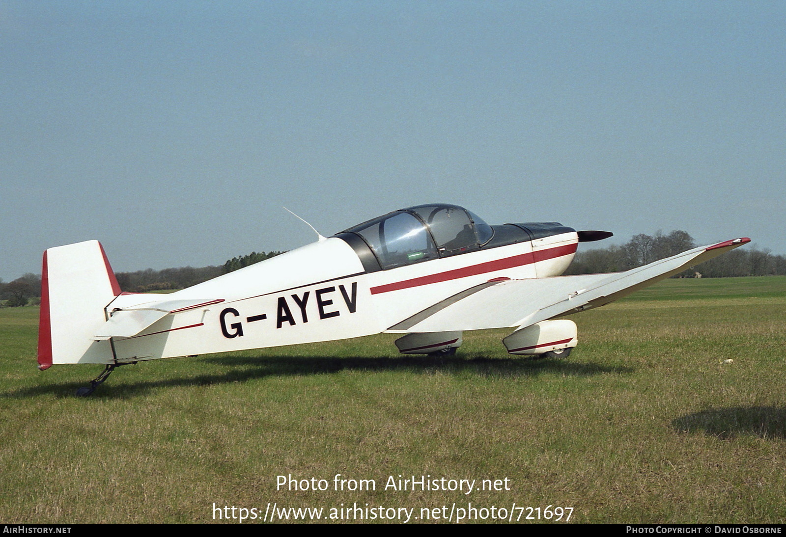 Aircraft Photo of G-AYEV | Jodel DR-1050 Ambassadeur | AirHistory.net #721697