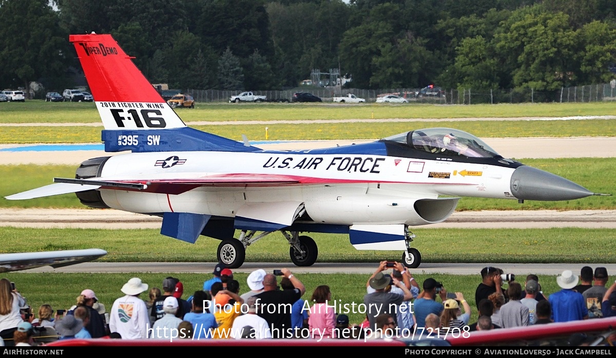 Aircraft Photo of 91-0395 / AF91-395 | General Dynamics F-16C Fighting Falcon | USA - Air Force | AirHistory.net #721708