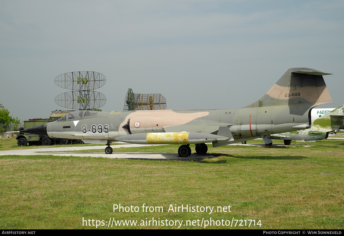 Aircraft Photo of 63-899 | Lockheed CF-104 Starfighter | Turkey - Air Force | AirHistory.net #721714