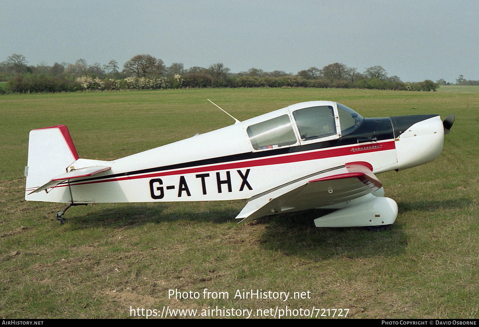 Aircraft Photo of G-ATHX | Jodel DR.100A Ambassadeur | AirHistory.net #721727