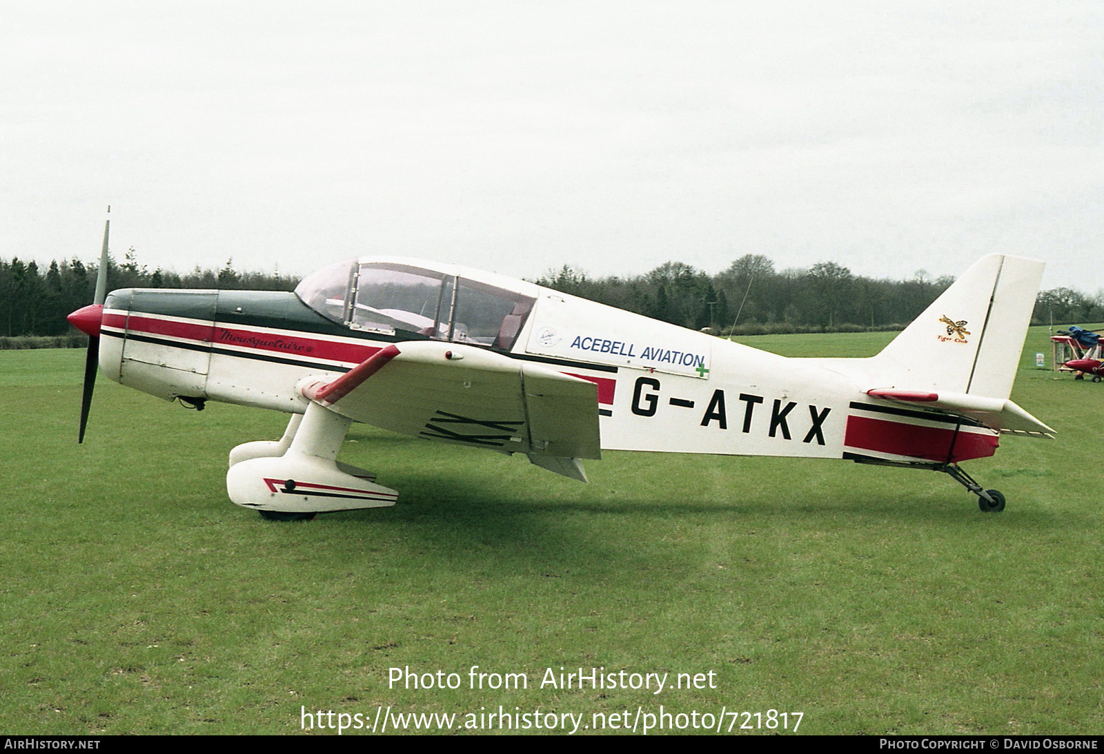 Aircraft Photo of G-ATKX | SAN Jodel D-140C Mousquetaire III | The Tiger Club | AirHistory.net #721817