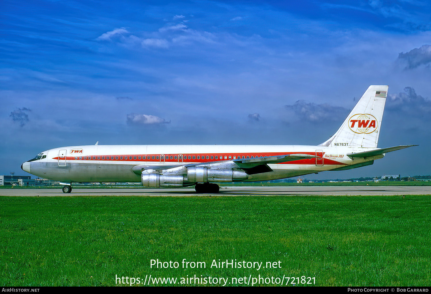 Aircraft Photo of N6763T | Boeing 707-131B | Trans World Airlines - TWA | AirHistory.net #721821