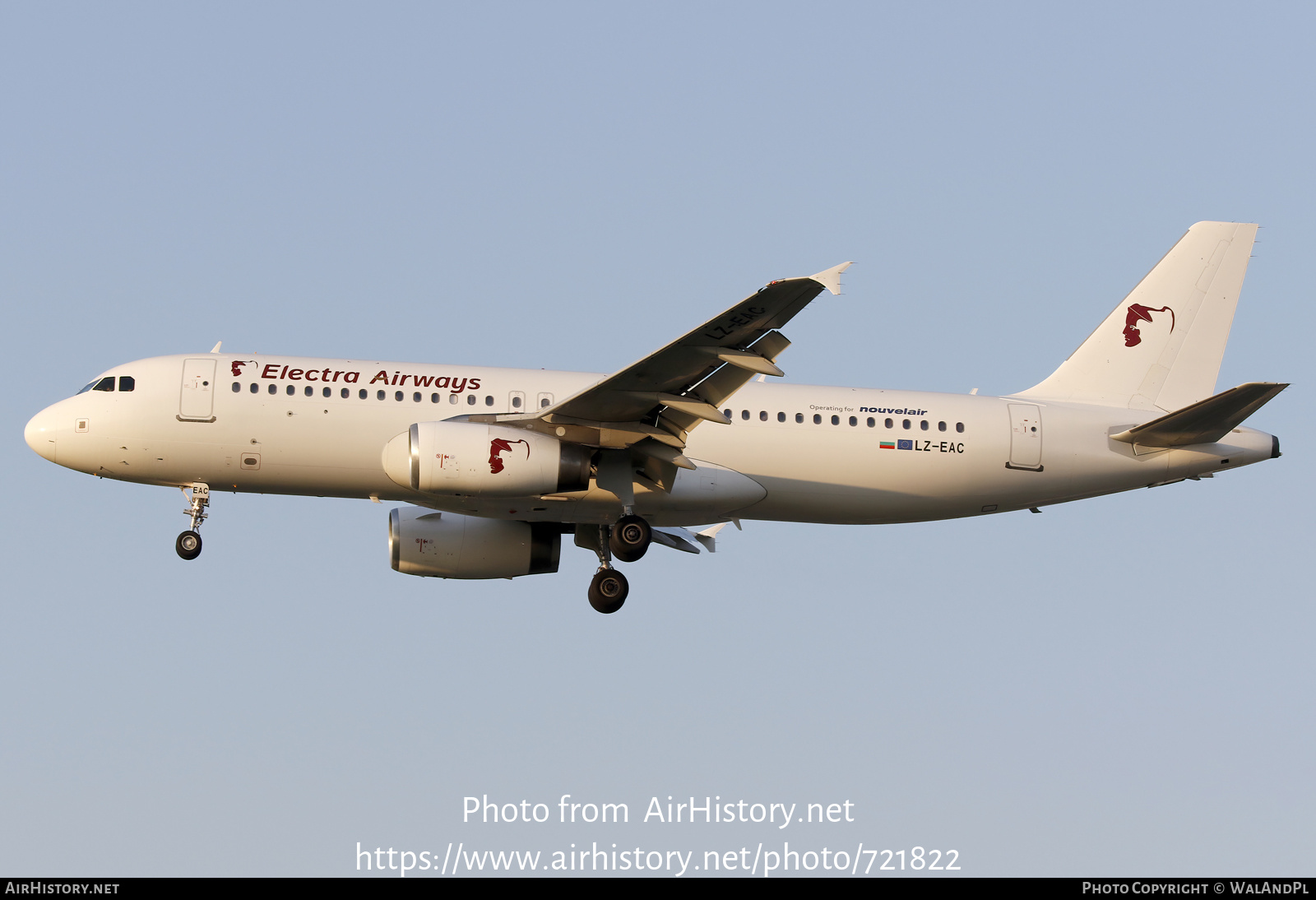 Aircraft Photo of LZ-EAC | Airbus A320-232 | Electra Airways | AirHistory.net #721822