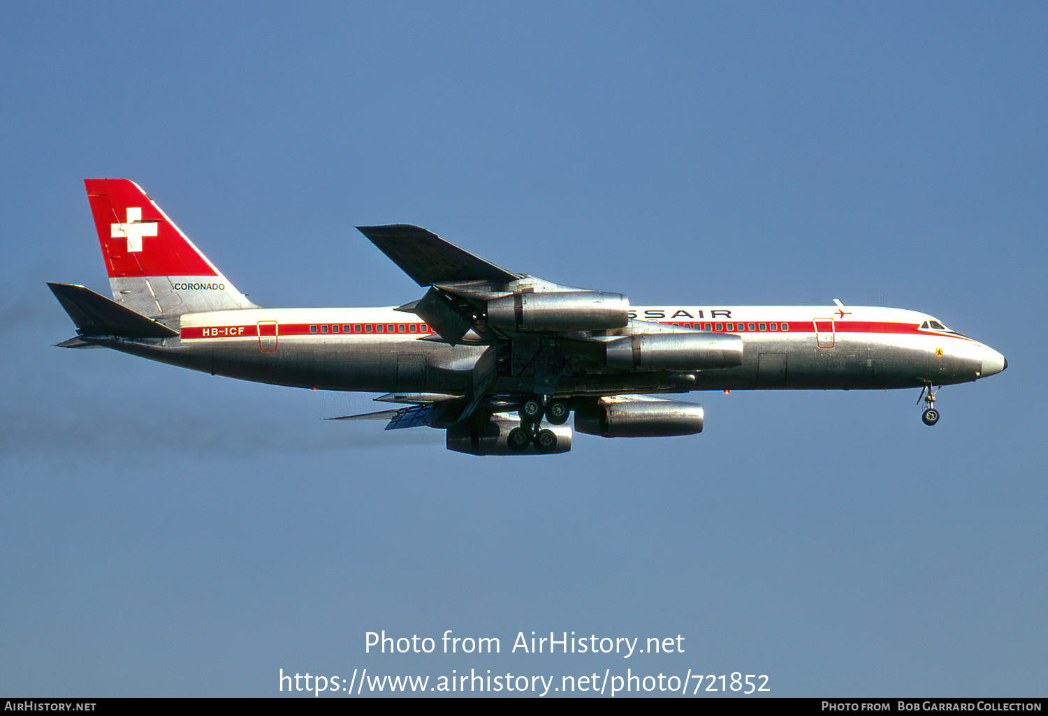 Aircraft Photo of HB-ICF | Convair 990A Coronado (30A-6) | Swissair | AirHistory.net #721852