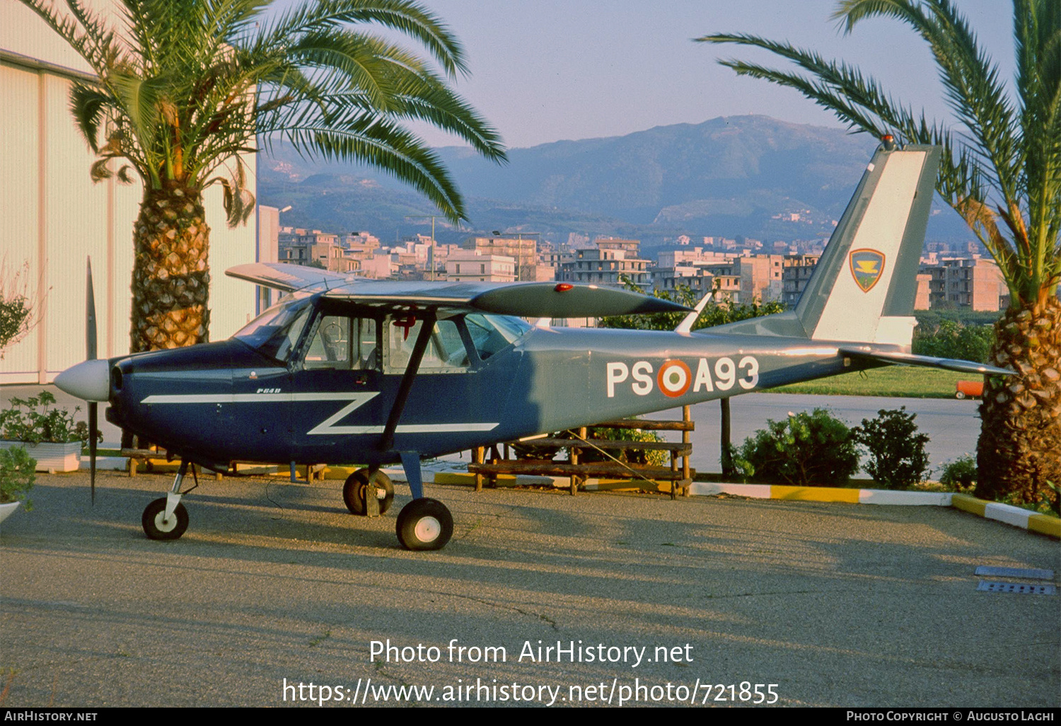 Aircraft Photo of PS-A93 | Partenavia P-64B Oscar 200 | Italy - Polizia | AirHistory.net #721855