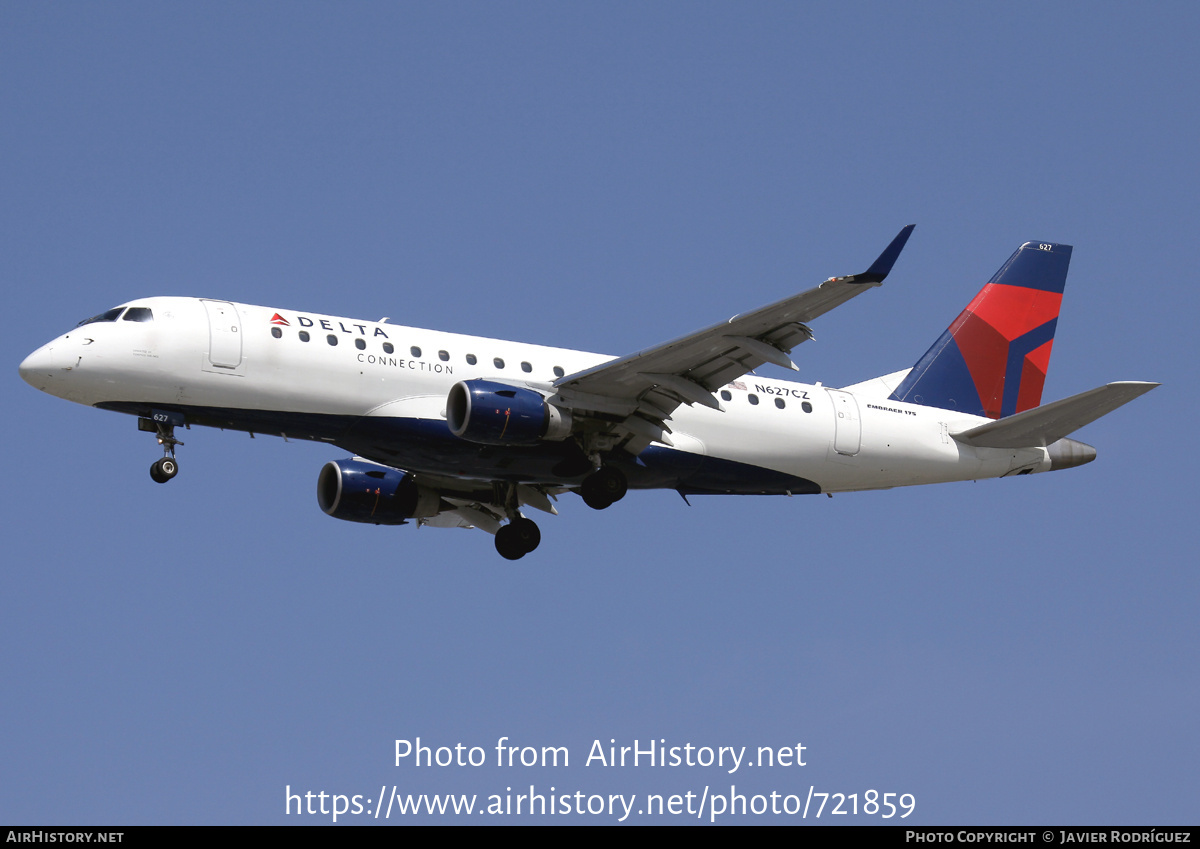 Aircraft Photo of N627CZ | Embraer 175LR (ERJ-170-200LR) | Delta Connection | AirHistory.net #721859