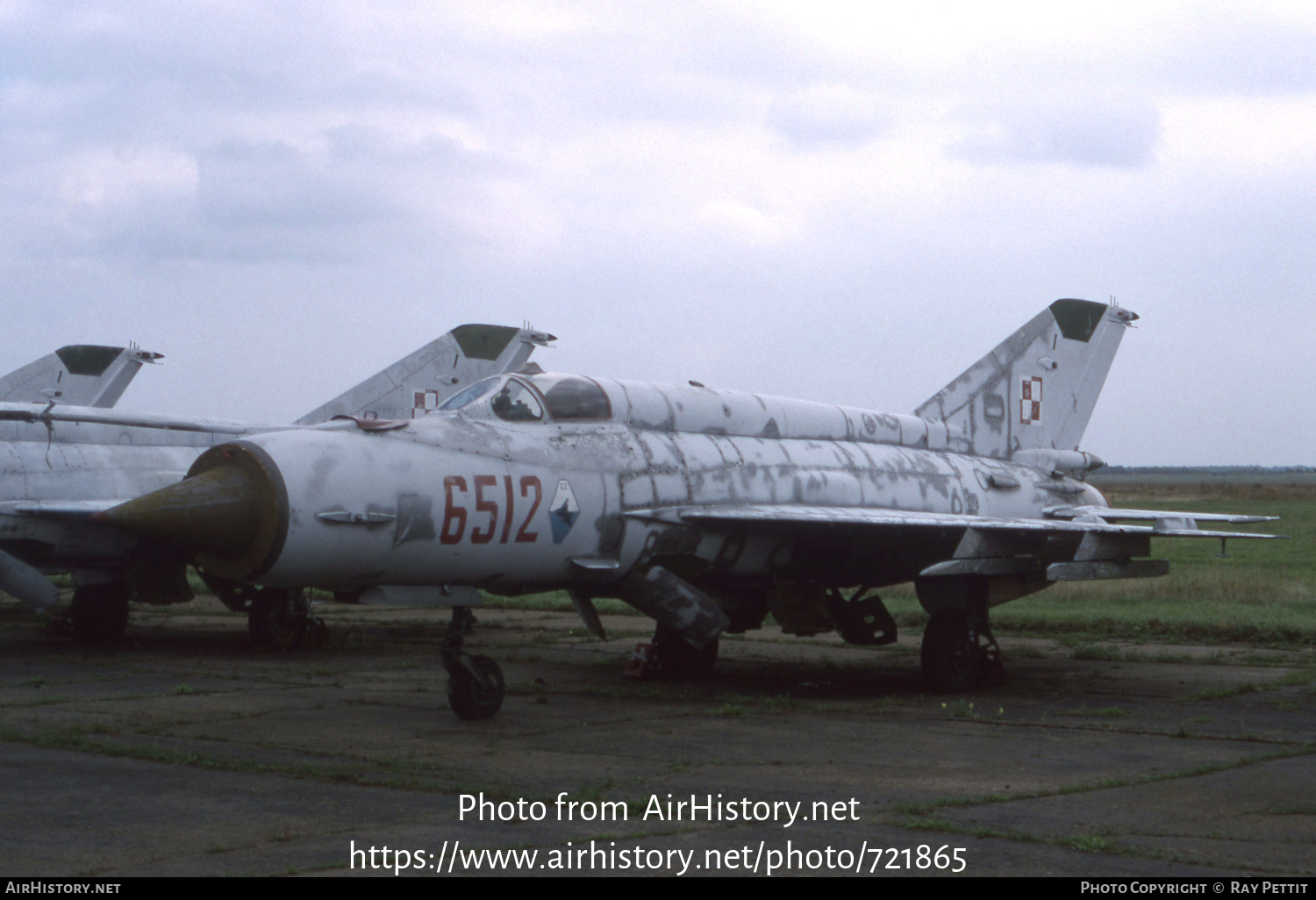 Aircraft Photo of 6512 | Mikoyan-Gurevich MiG-21MF | Poland - Air Force | AirHistory.net #721865