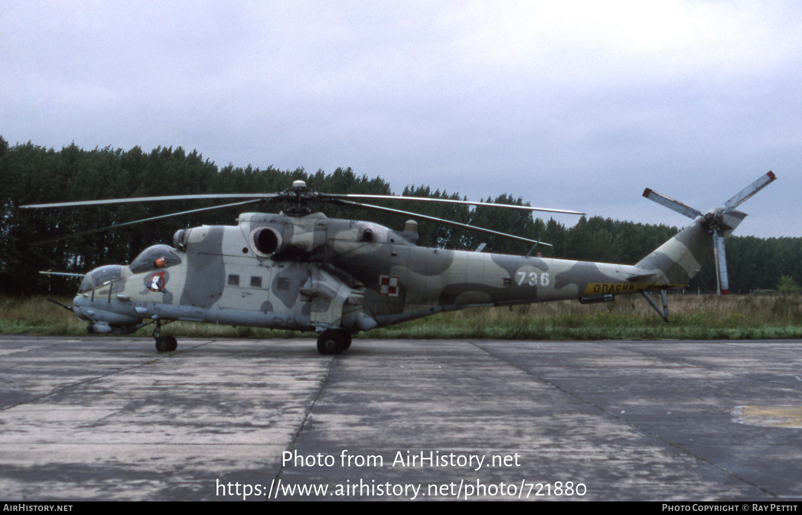 Aircraft Photo of 736 | Mil Mi-24W | Poland - Army | AirHistory.net #721880