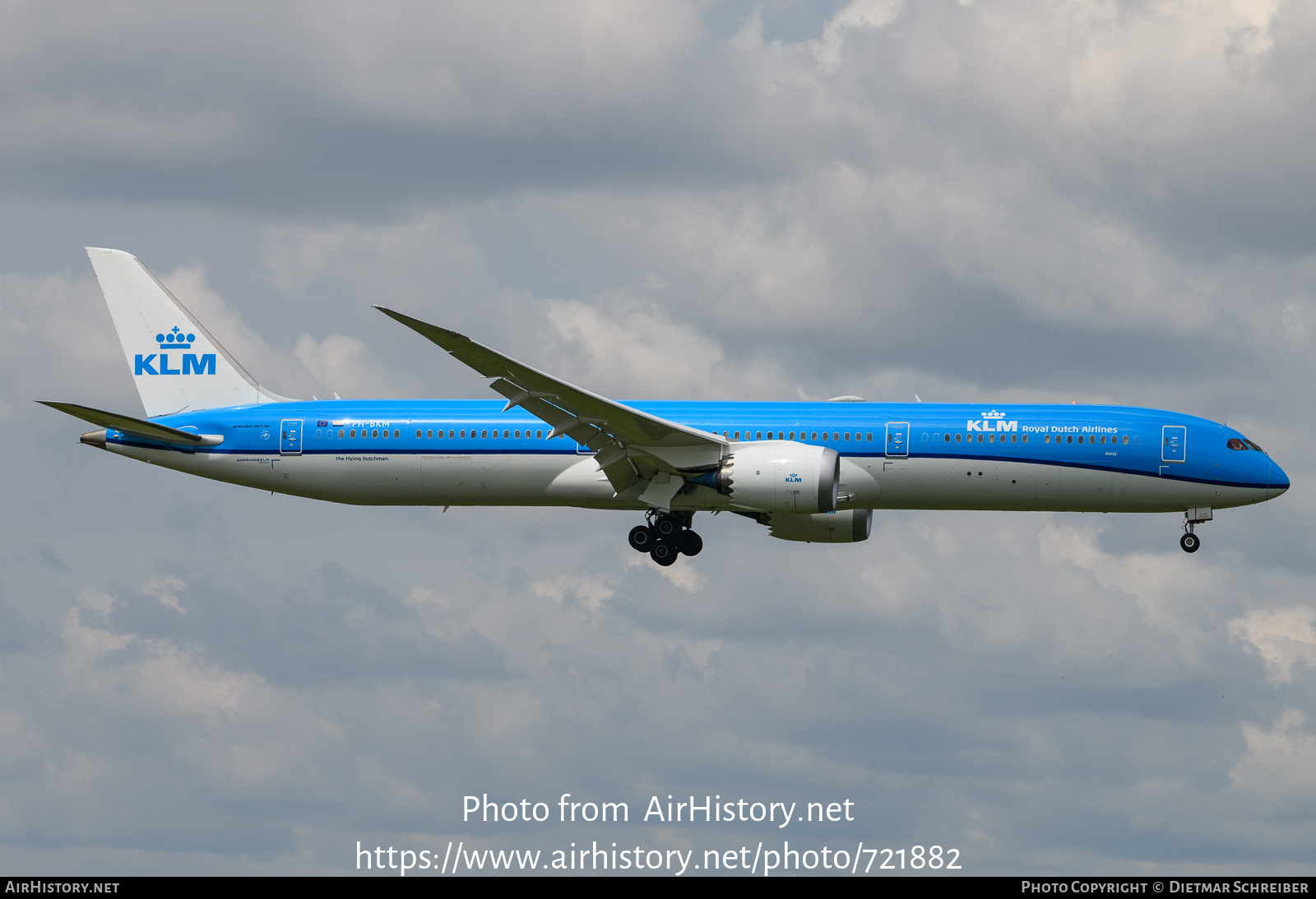 Aircraft Photo of PH-BKM | Boeing 787-10 Dreamliner | KLM - Royal Dutch Airlines | AirHistory.net #721882