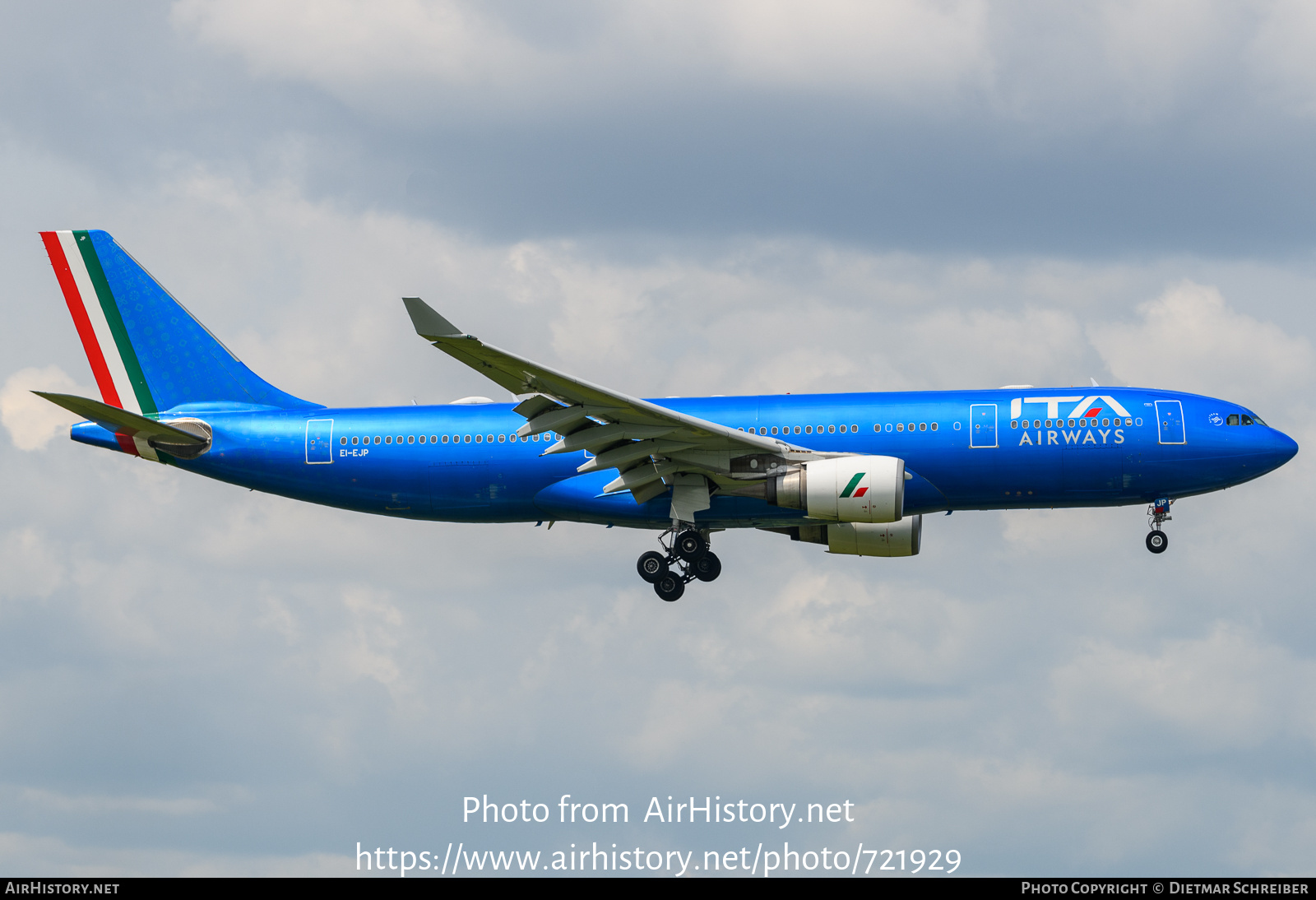 Aircraft Photo of EI-EJP | Airbus A330-202 | ITA Airways | AirHistory.net #721929