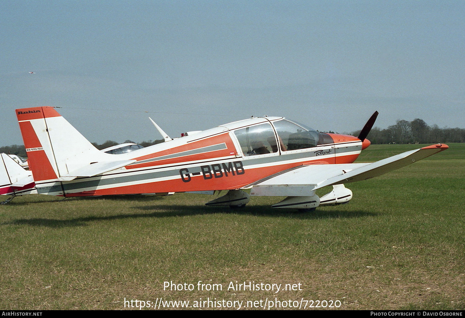 Aircraft Photo of G-BBMB | Robin DR-400-180 Regent | AirHistory.net #722020