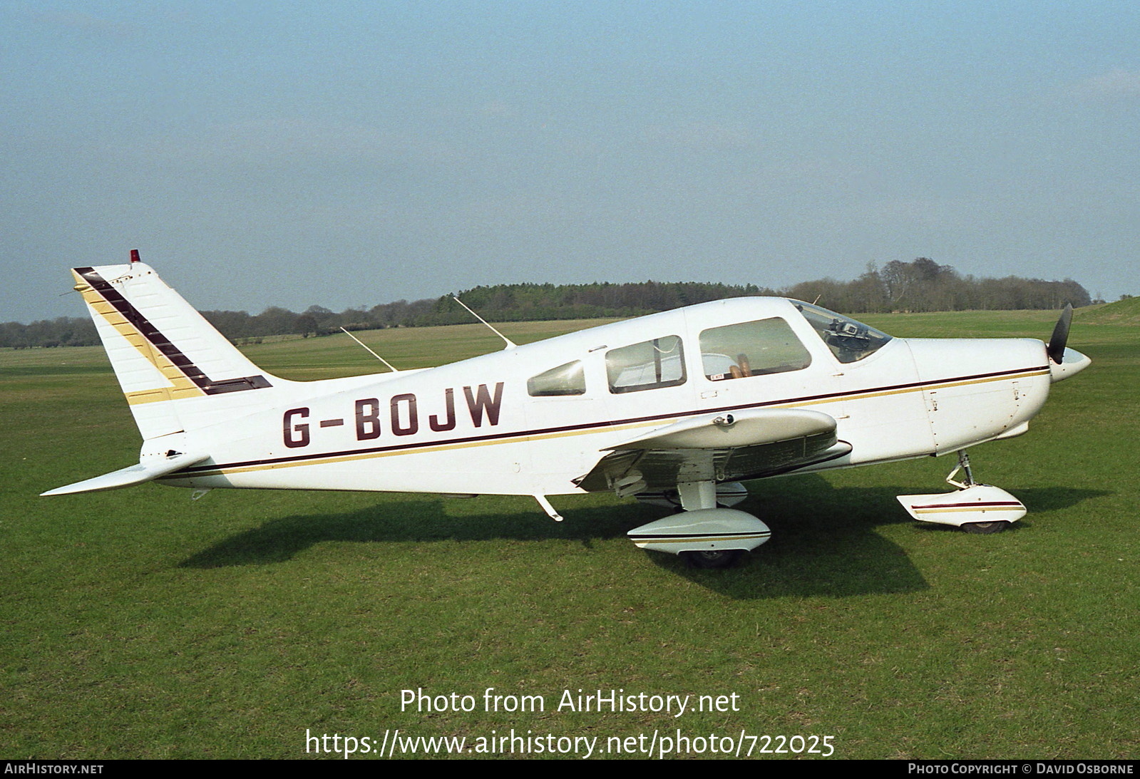 Aircraft Photo of G-BOJW | Piper PA-28-161 Cherokee Warrior II | AirHistory.net #722025