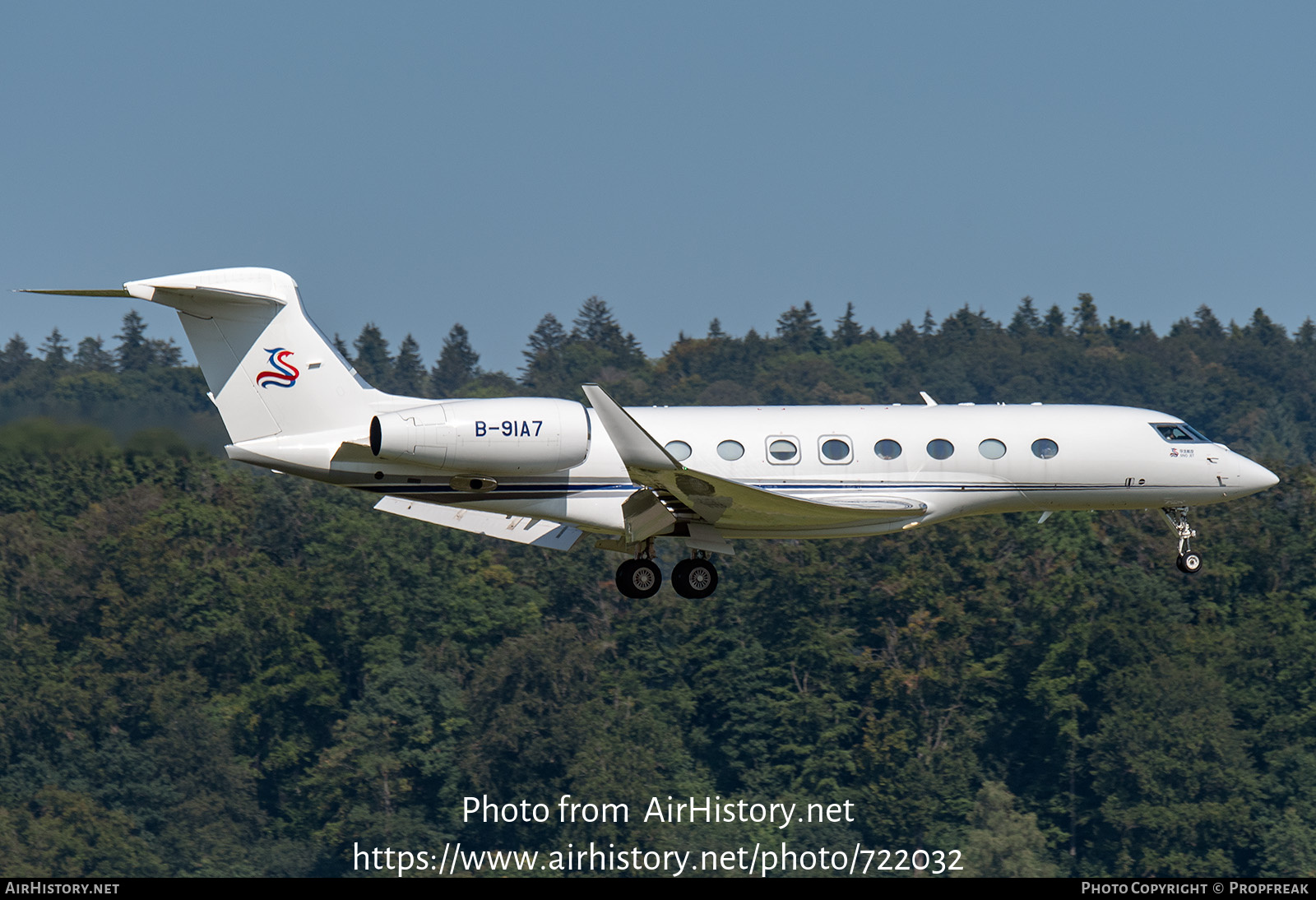 Aircraft Photo of B-91A7 | Gulfstream Aerospace G650ER (G-VI) | Sino Jet | AirHistory.net #722032