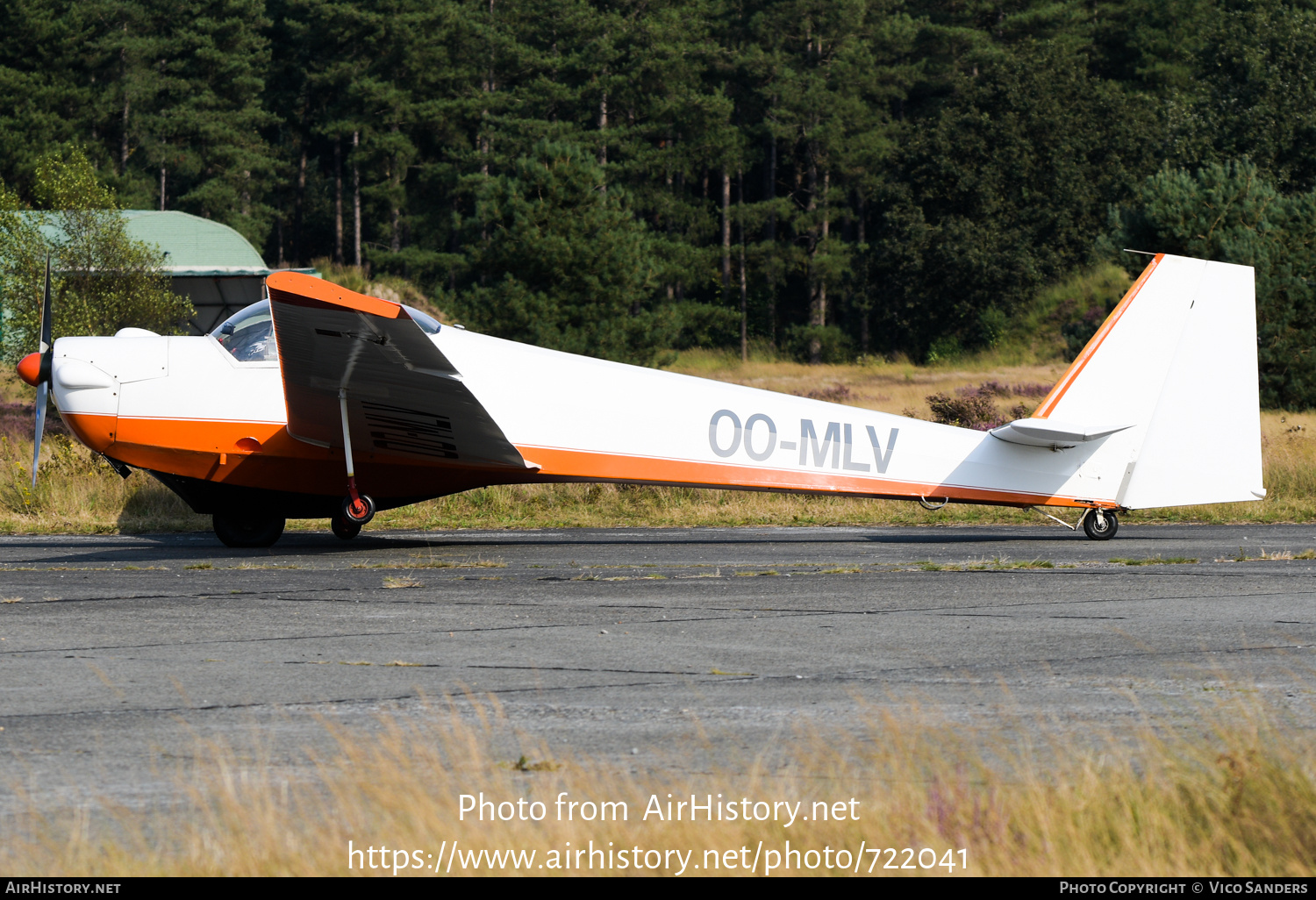 Aircraft Photo of OO-MLV | Scheibe SF-25C Falke | AirHistory.net #722041