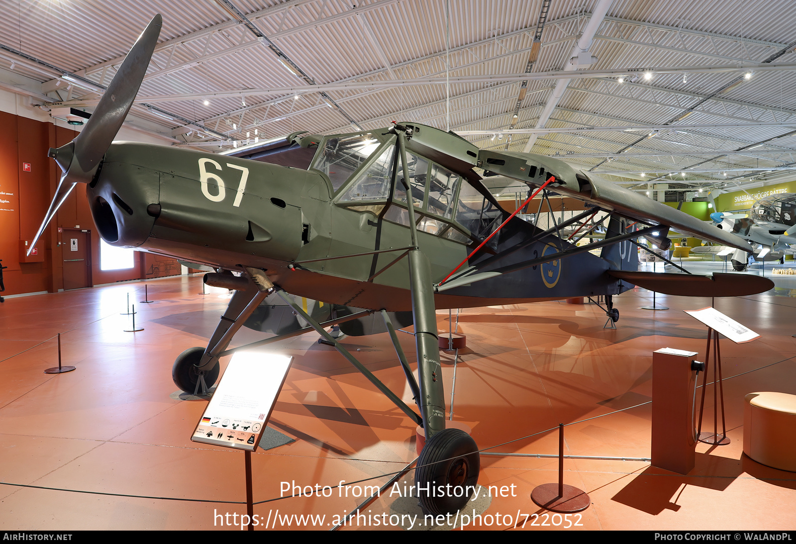 Aircraft Photo of 3815 | Fieseler S 14B Storch (Fi-156Ca-3) | Sweden - Air Force | AirHistory.net #722052