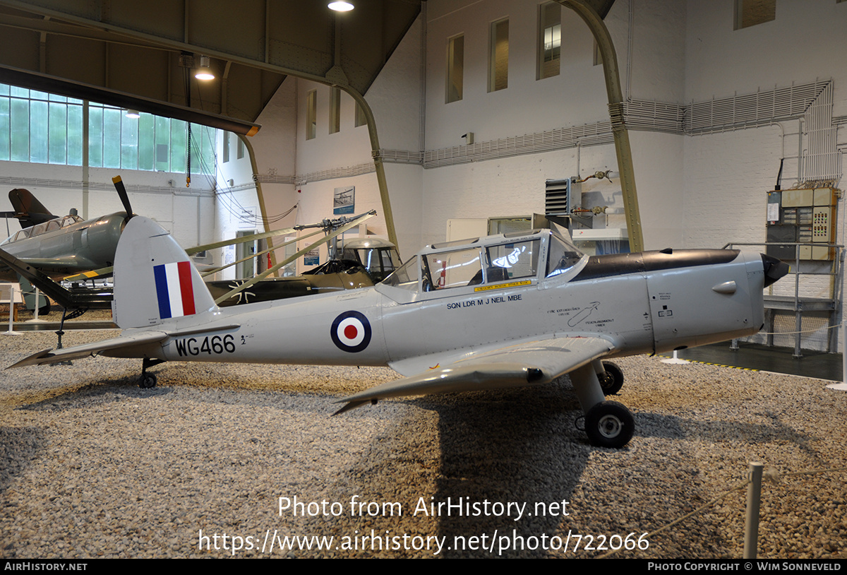 Aircraft Photo of WG466 | De Havilland DHC-1 Chipmunk T10 | UK - Air Force | AirHistory.net #722066