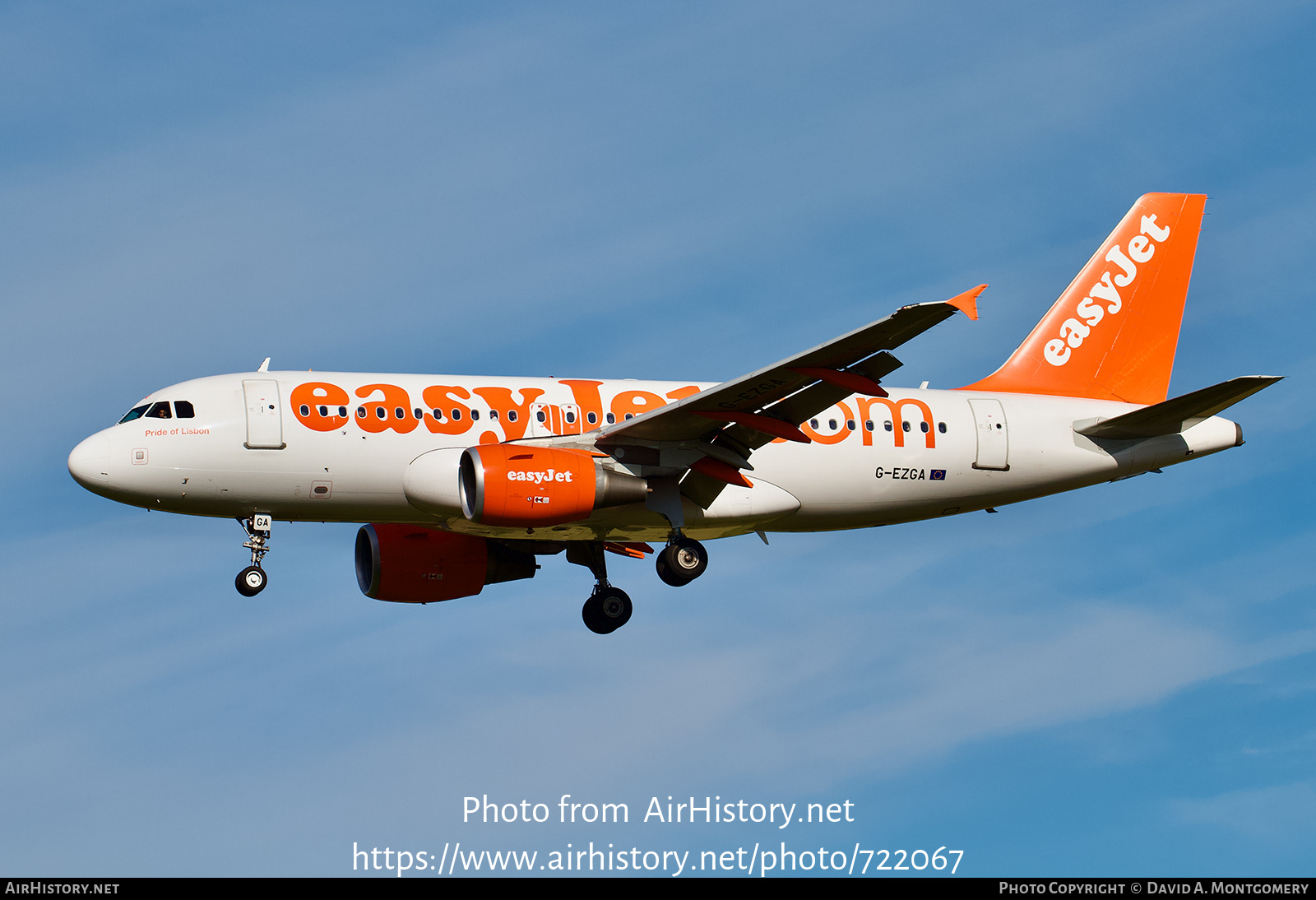 Aircraft Photo of G-EZGA | Airbus A319-111 | EasyJet | AirHistory.net #722067