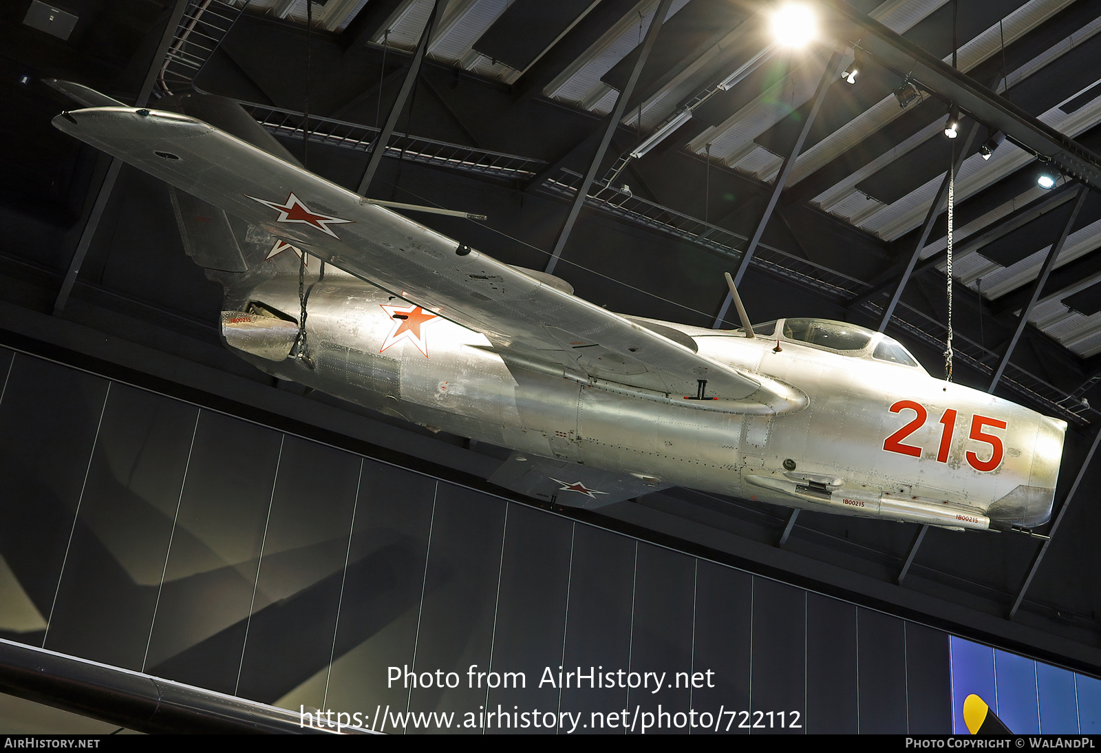 Aircraft Photo of 215 | PZL-Mielec Lim-2 (MiG-15bis) | Soviet Union - Air Force | AirHistory.net #722112