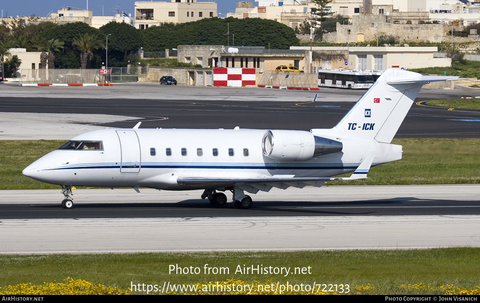 Aircraft Photo of TC-ICK | Bombardier Challenger 604 (CL-600-2B16) | AirHistory.net #722133