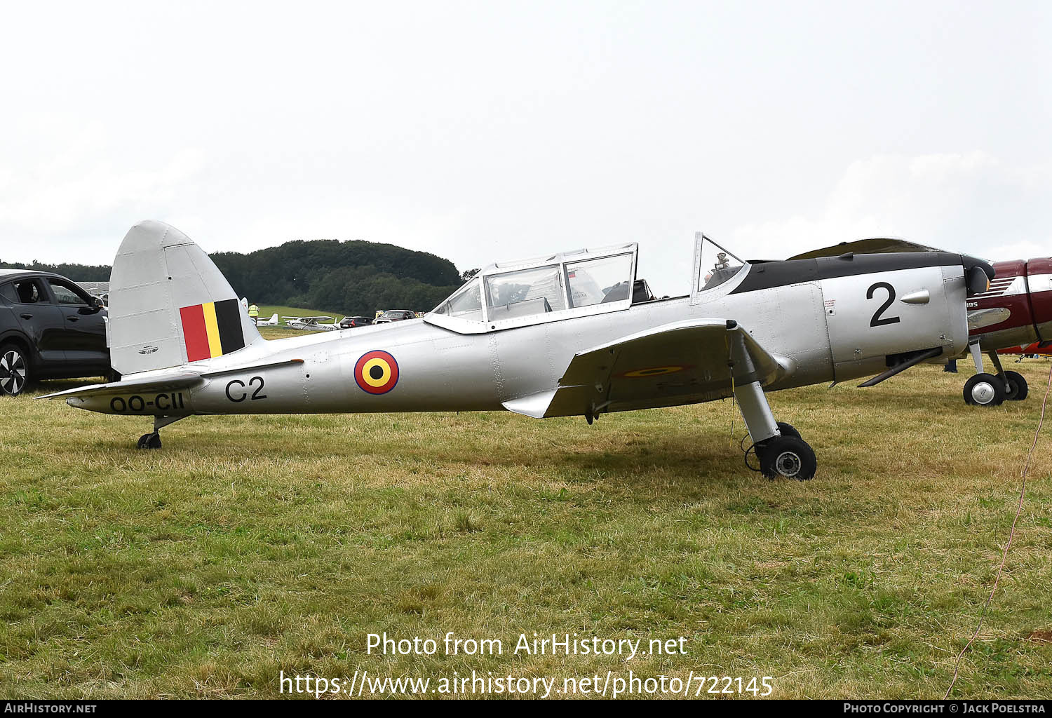 Aircraft Photo of OO-CII / C-2 | De Havilland Canada DHC-1 Chipmunk Mk22 | Belgium - Air Force | AirHistory.net #722145