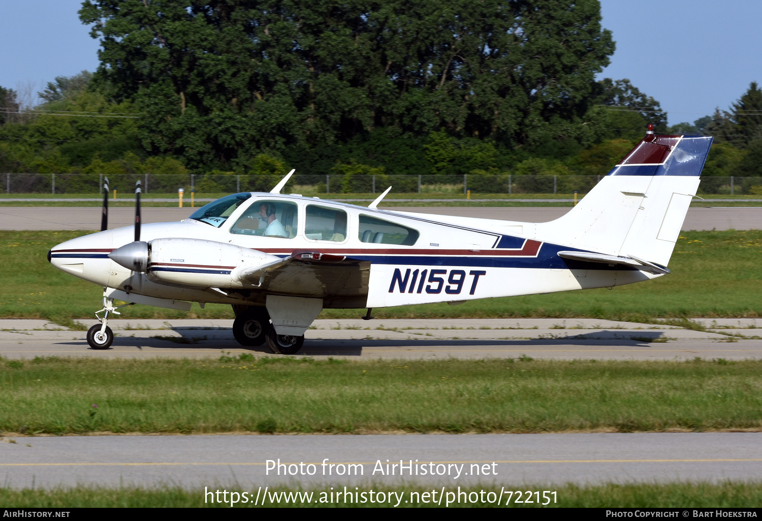 Aircraft Photo of N1159T | Beech 95-B55 | AirHistory.net #722151