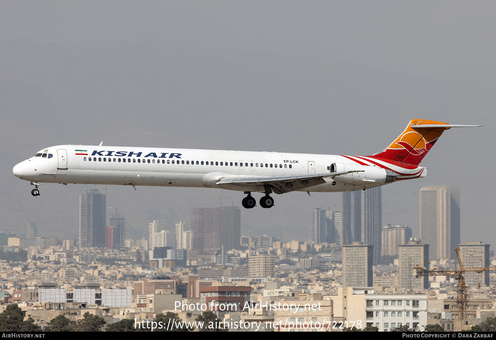 Aircraft Photo of EP-LCK | McDonnell Douglas MD-82 (DC-9-82) | Kish Air | AirHistory.net #722178