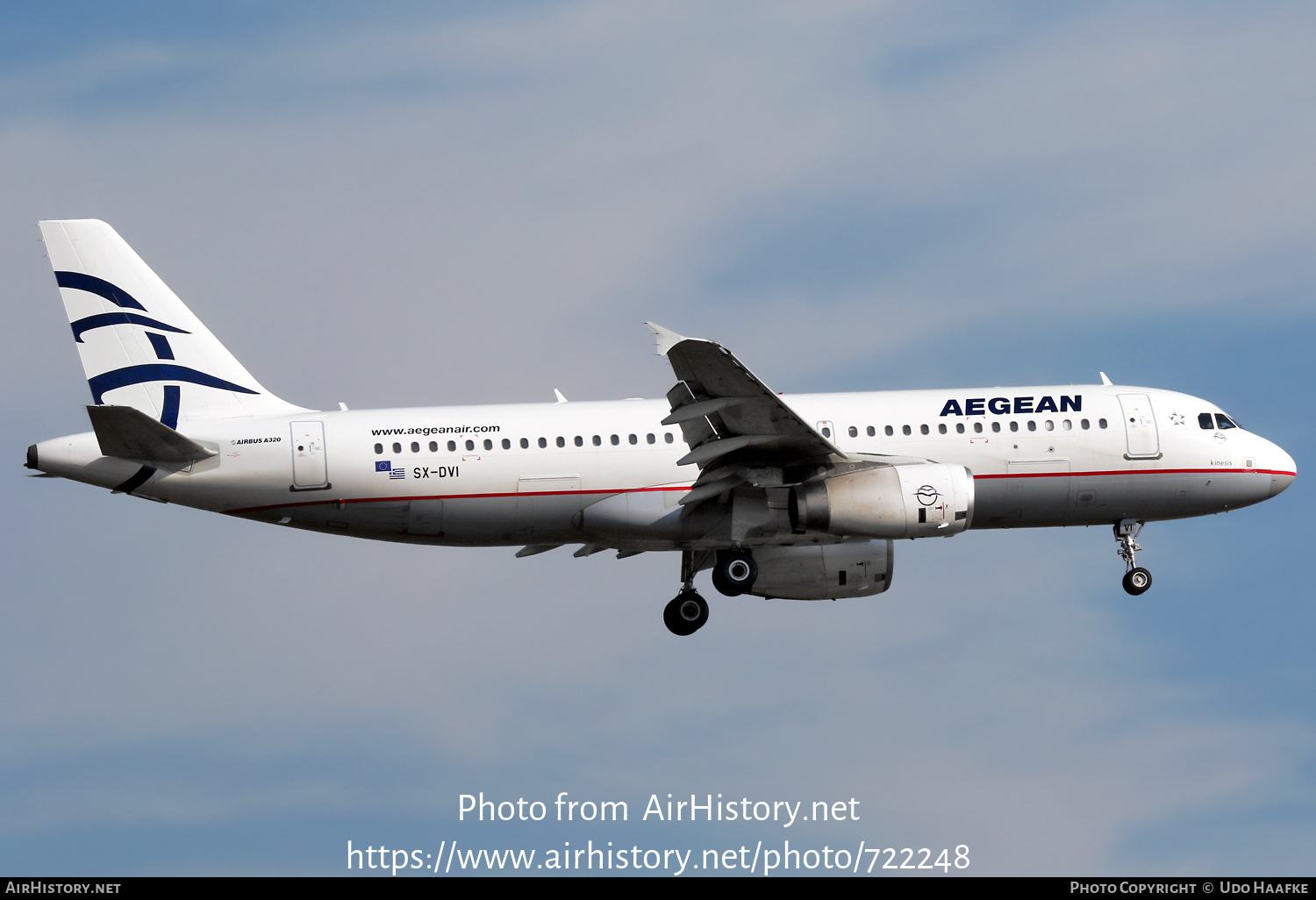 Aircraft Photo of SX-DVI | Airbus A320-232 | Aegean Airlines | AirHistory.net #722248