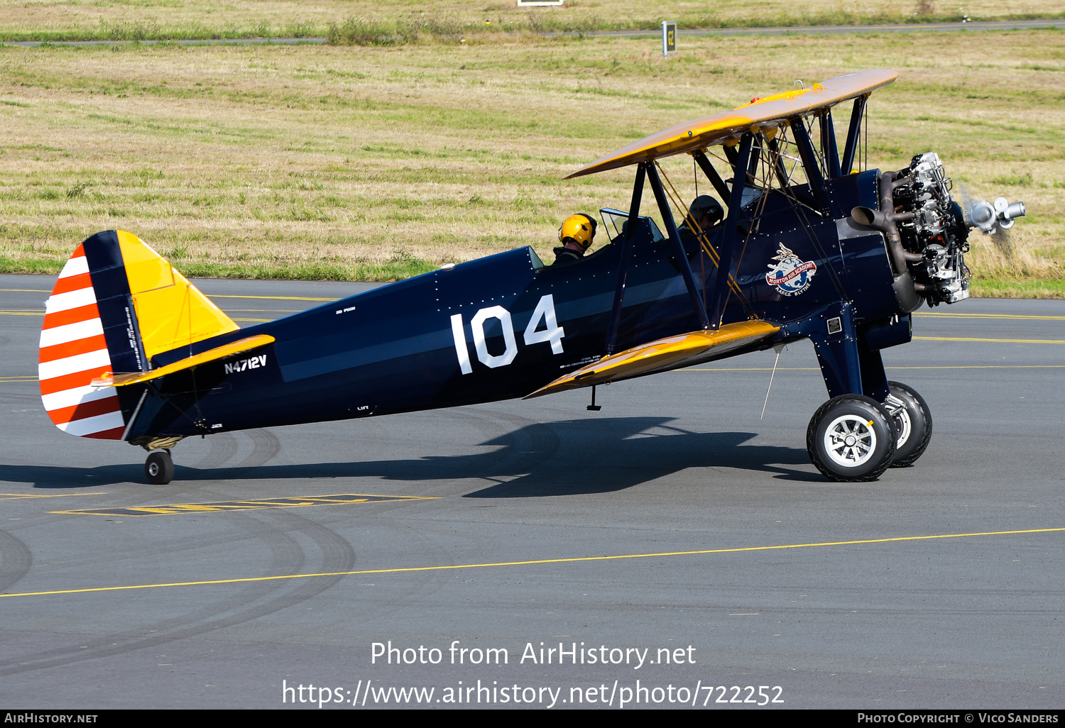 Aircraft Photo of N4712V | Boeing PT-13D/R985 Kaydet (E75) | Morton Air Academy | AirHistory.net #722252