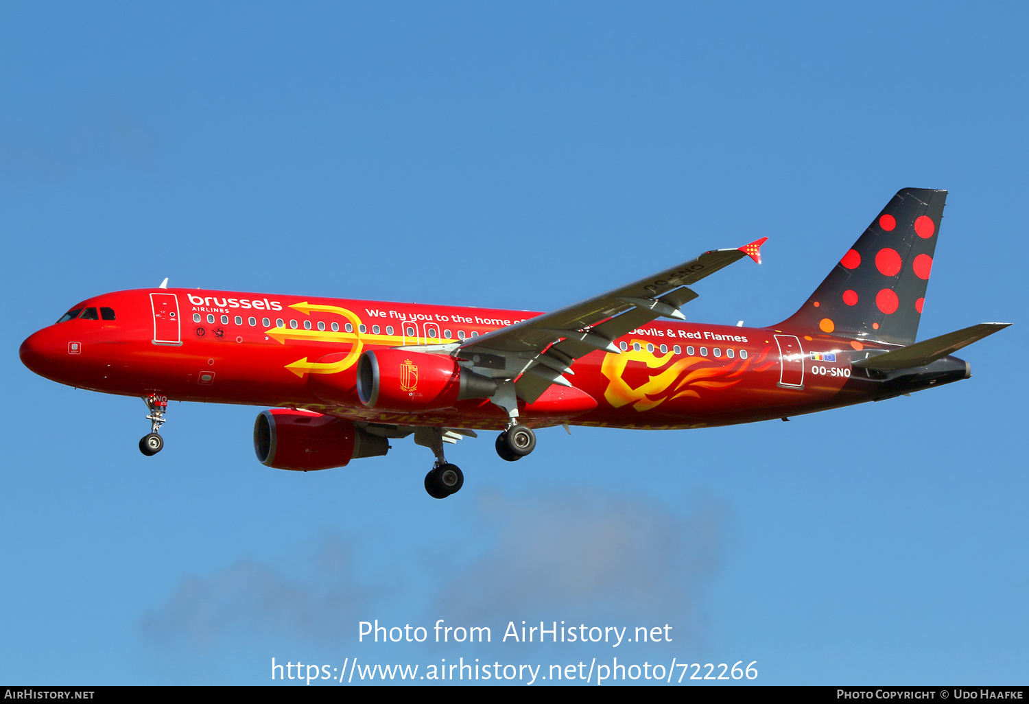 Aircraft Photo of OO-SNO | Airbus A320-214 | Brussels Airlines | AirHistory.net #722266