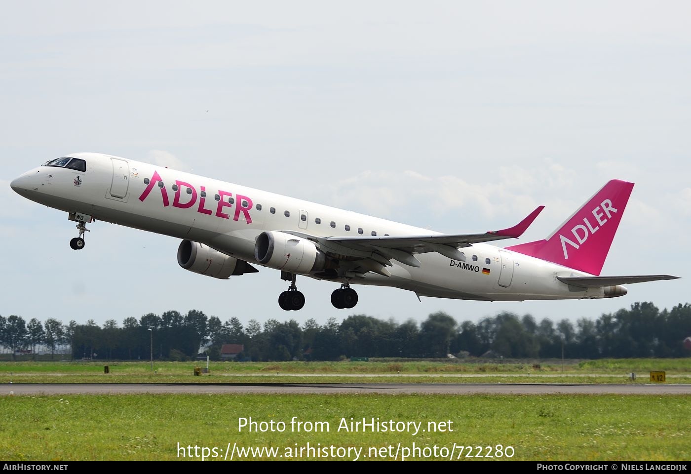 Aircraft Photo of D-AMWO | Embraer 190AR (ERJ-190-100IGW) | German Airways | AirHistory.net #722280