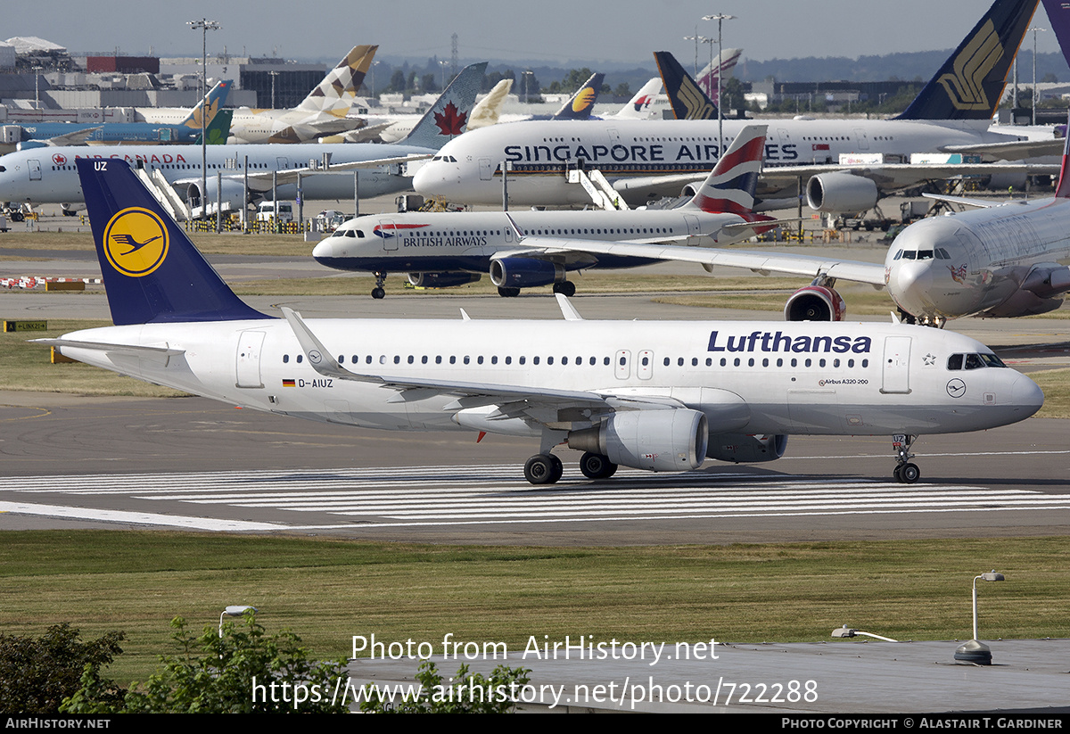 Aircraft Photo of D-AIUZ | Airbus A320-214 | Lufthansa | AirHistory.net #722288