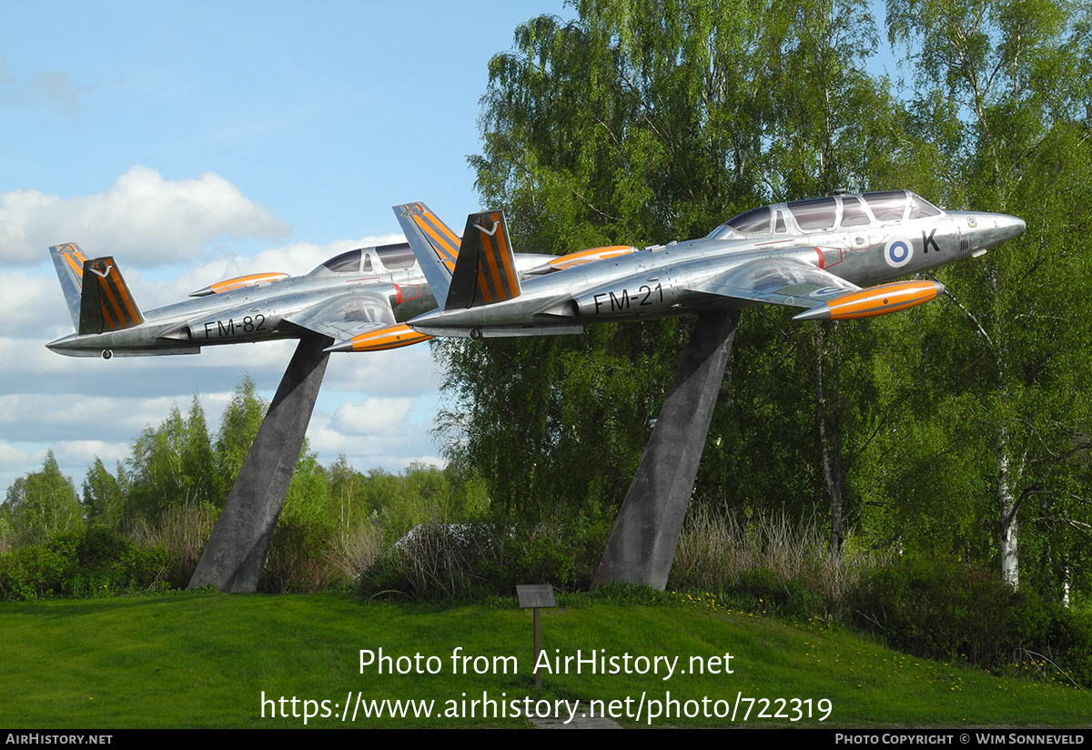 Aircraft Photo of FM-21 | Fouga CM-170R Magister | Finland - Air Force | AirHistory.net #722319