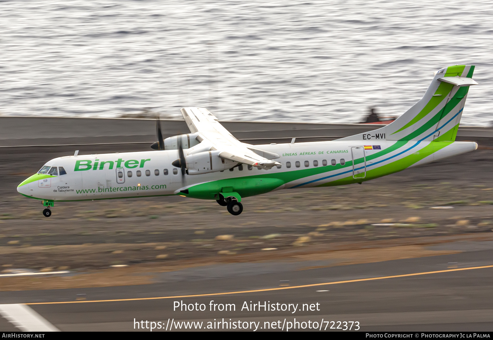 Aircraft Photo of EC-MVI | ATR ATR-72-600 (ATR-72-212A) | Binter Canarias | AirHistory.net #722373