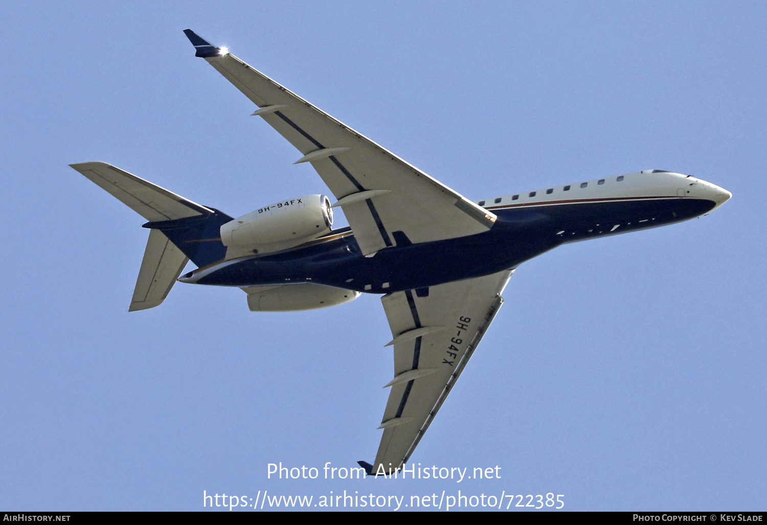 Aircraft Photo of 9H-94FX | Bombardier Global Express XRS (BD-700-1A10) | AirHistory.net #722385