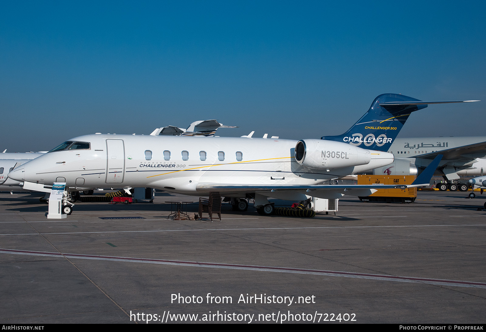 Aircraft Photo of N305CL | Bombardier Challenger 300 (BD-100-1A10) | AirHistory.net #722402