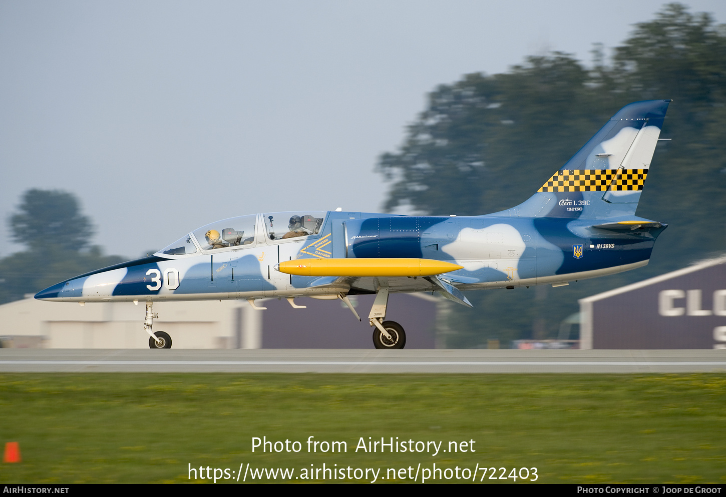 Aircraft Photo of N139VS / 132130 | Aero L-39C Albatros | Ukraine - Air Force | AirHistory.net #722403