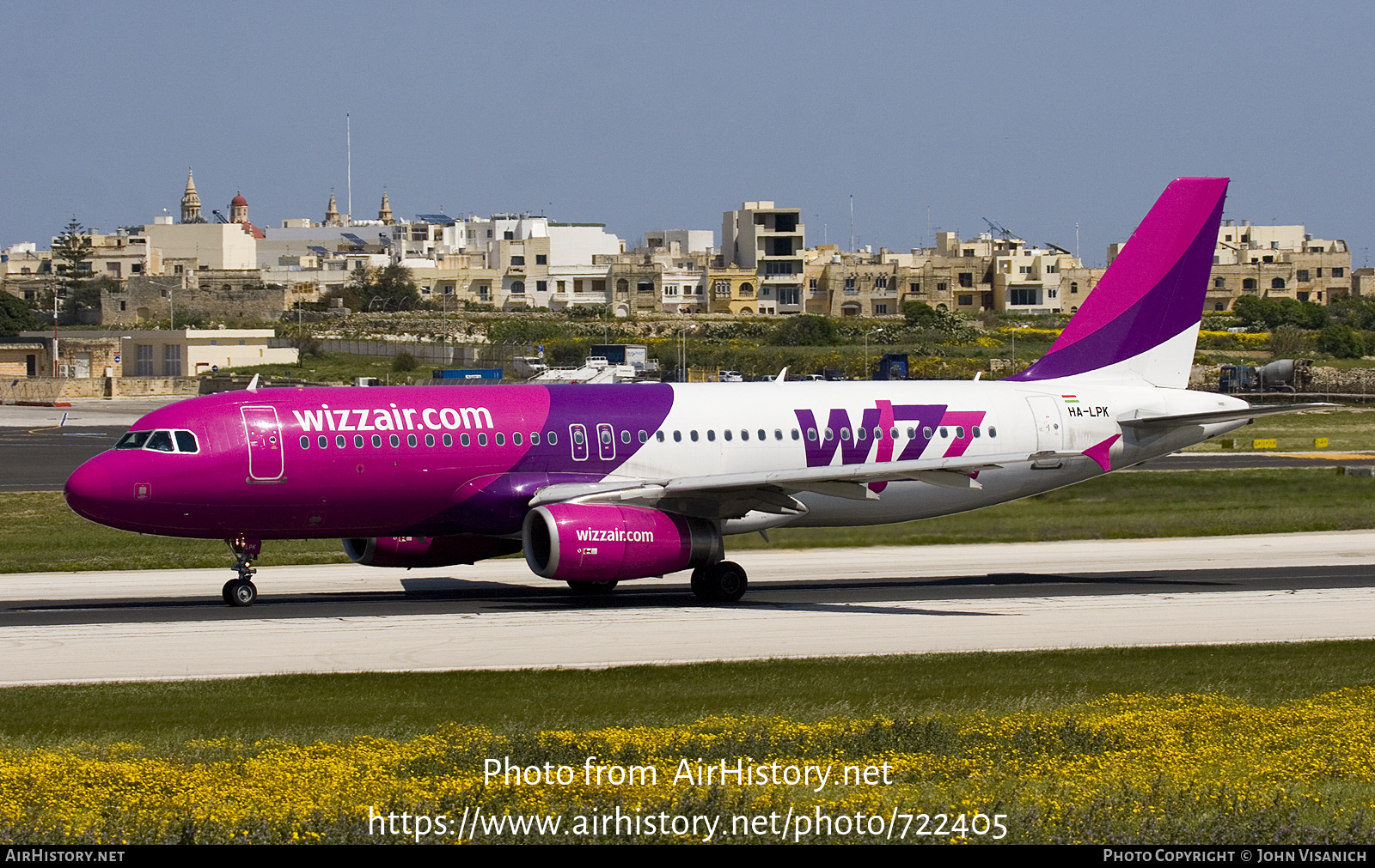 Aircraft Photo of HA-LPK | Airbus A320-232 | Wizz Air | AirHistory.net #722405