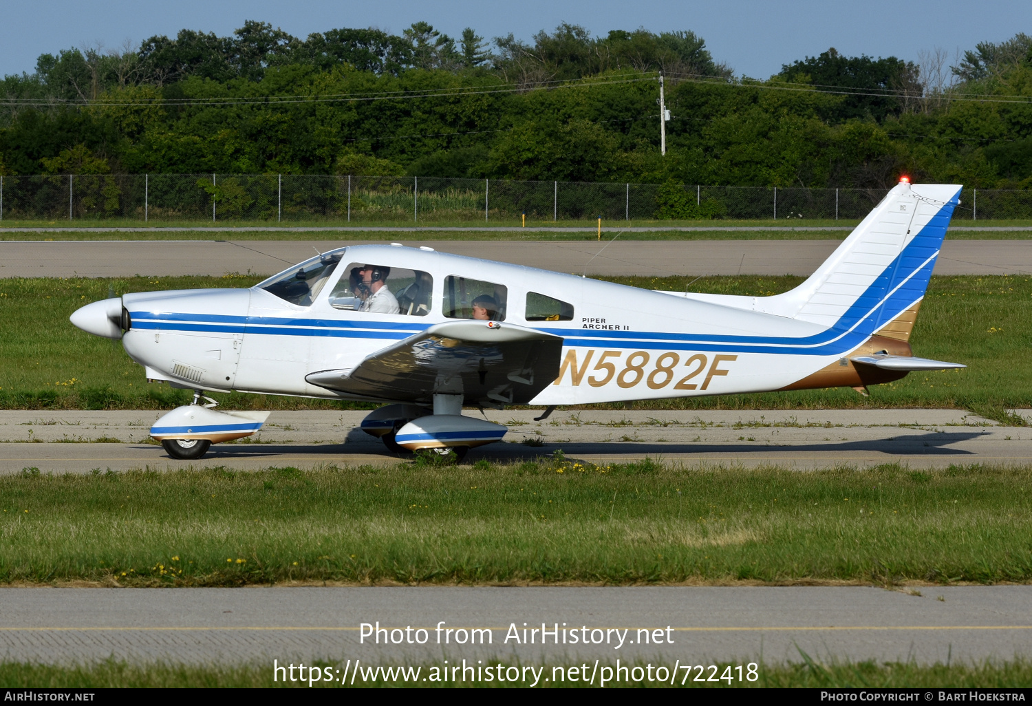 Aircraft Photo of N5882F | Piper PA-28-181 Archer II | AirHistory.net #722418