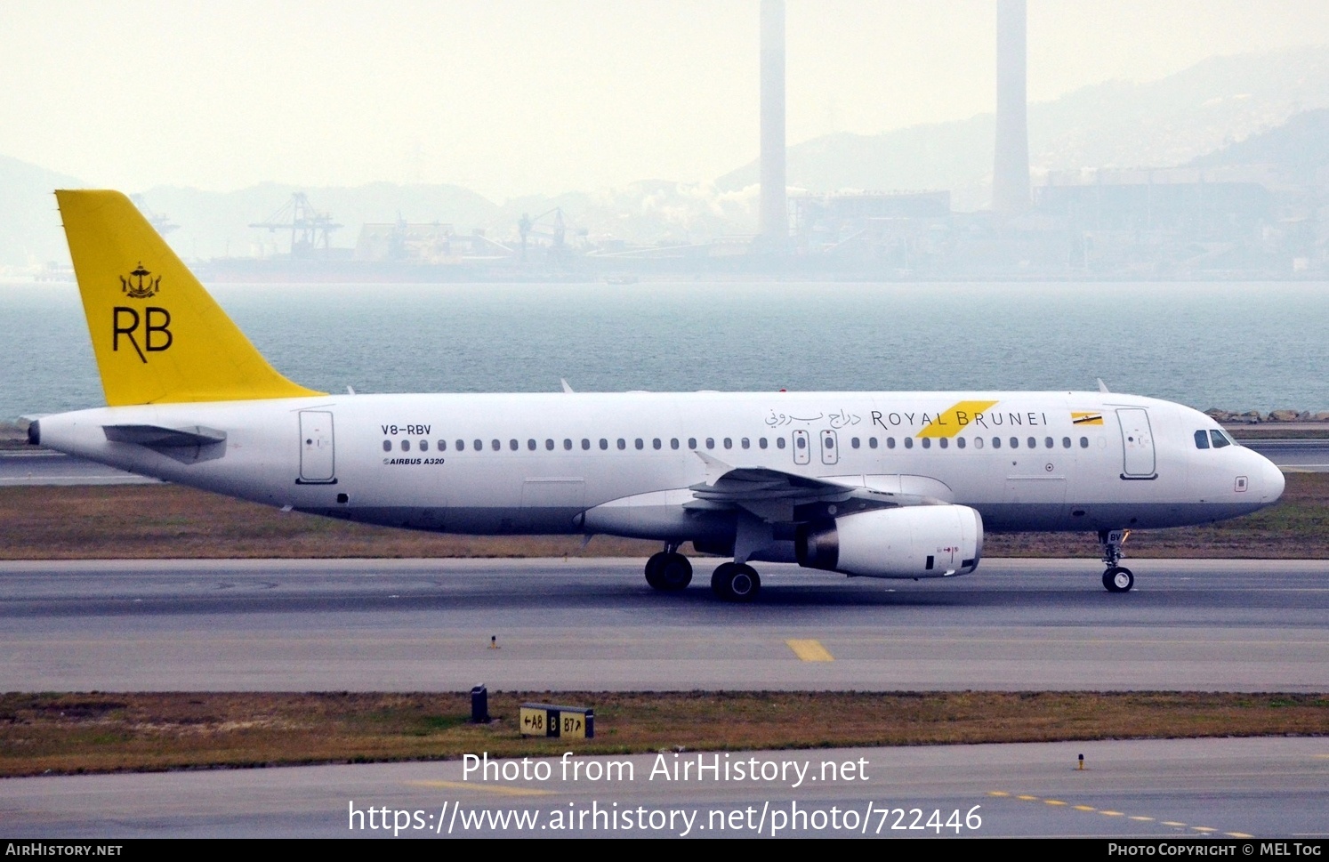 Aircraft Photo of V8-RBV | Airbus A320-232 | Royal Brunei Airlines | AirHistory.net #722446