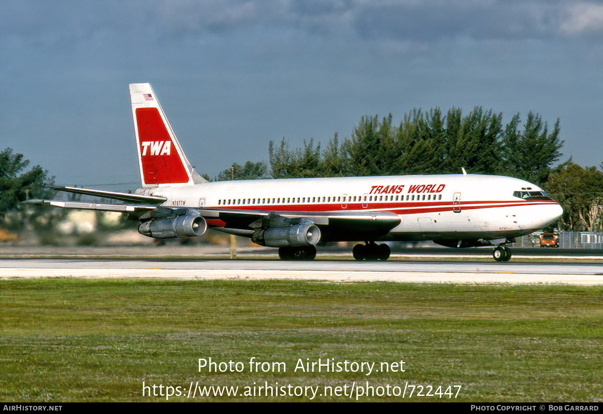 Aircraft Photo of N797TW | Boeing 707-131B | Trans World Airlines - TWA | AirHistory.net #722447