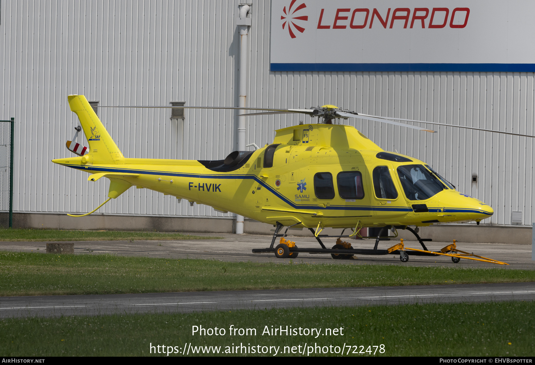 Aircraft Photo of F-HVIK | AgustaWestland AW-109 Trekker | SAF Hélicoptères - Secours Aérien Français | AirHistory.net #722478