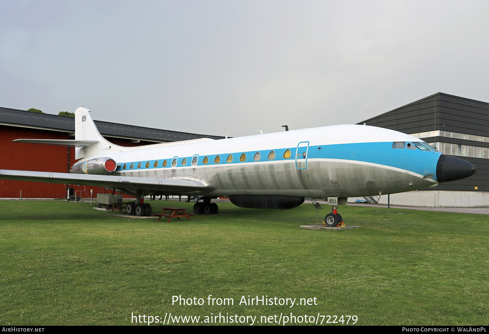 Aircraft Photo of 85172 | Sud Tp85 Caravelle III | Sweden - Air Force | AirHistory.net #722479