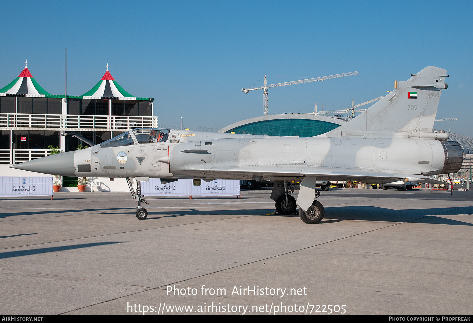 Aircraft Photo of 729 | Dassault Mirage 2000-9EAD | United Arab Emirates - Air Force | AirHistory.net #722505