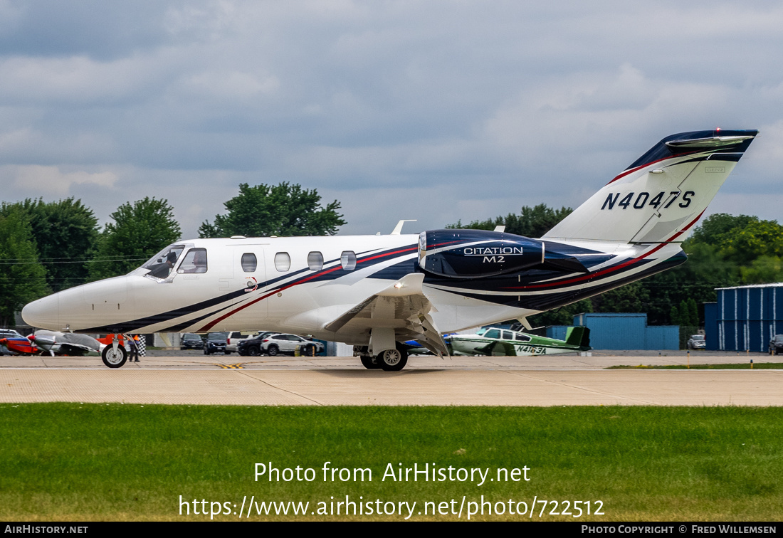 Aircraft Photo of N4047S | Cessna 525 CitationJet M2 | AirHistory.net #722512