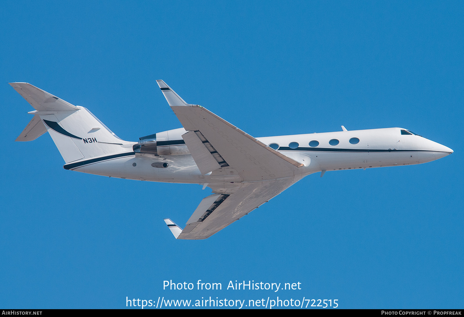 Aircraft Photo of N3H | Gulfstream Aerospace G-IV Gulfstream IV | AirHistory.net #722515