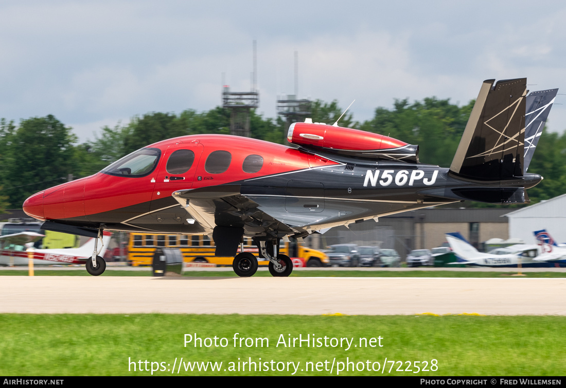 Aircraft Photo of N56PJ | Cirrus SF-50 Vision G2 Arrivee | AirHistory.net #722528