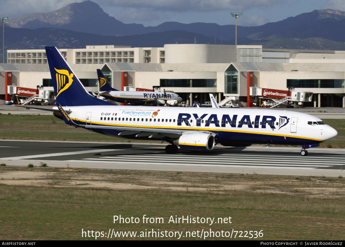 Aircraft Photo of EI-EKP | Boeing 737-8AS | Ryanair | AirHistory.net #722536