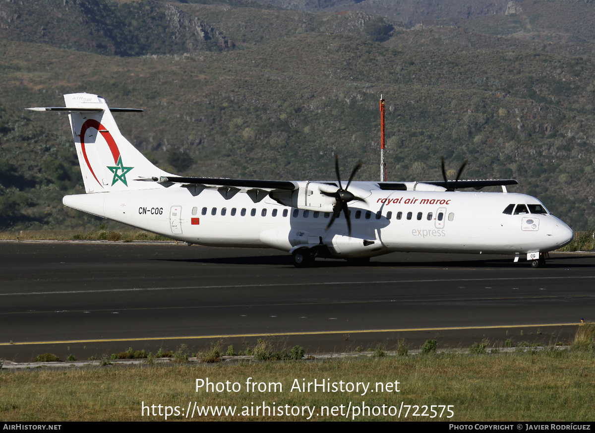 Aircraft Photo of CN-COG | ATR ATR-72-600 (ATR-72-212A) | Royal Air Maroc Express | AirHistory.net #722575